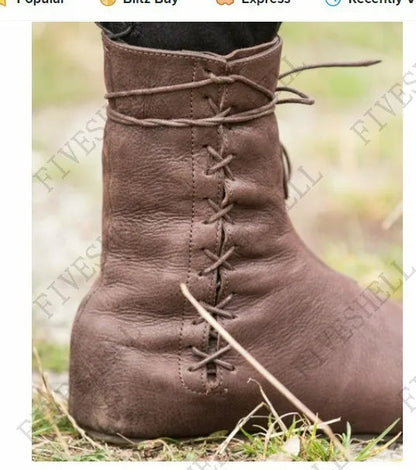Medieval Lace Up Boot
