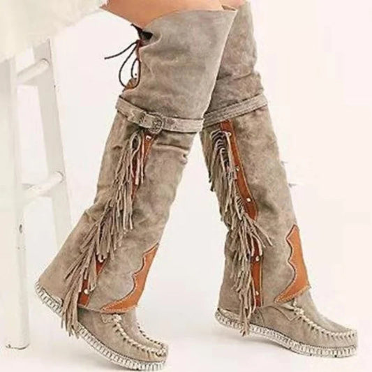 Native American Long Boots
