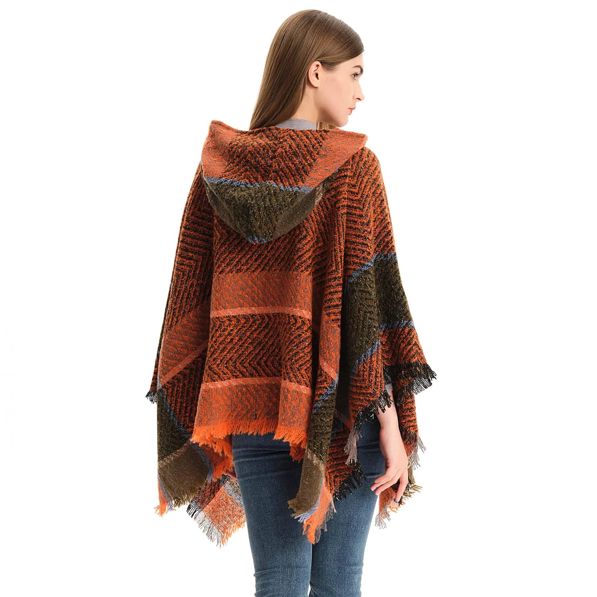 Autumn Poncho Native 