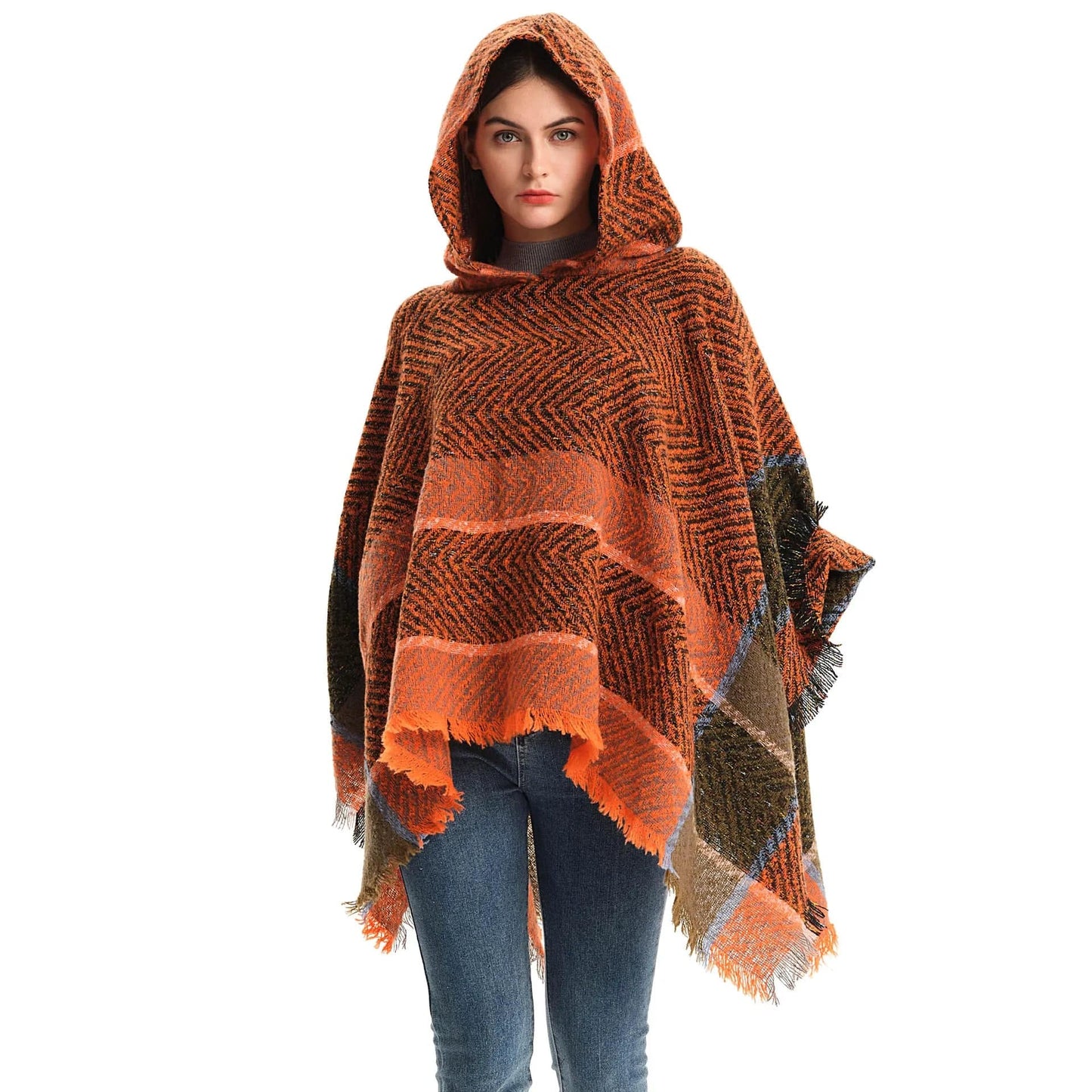 Autumn Poncho Native 