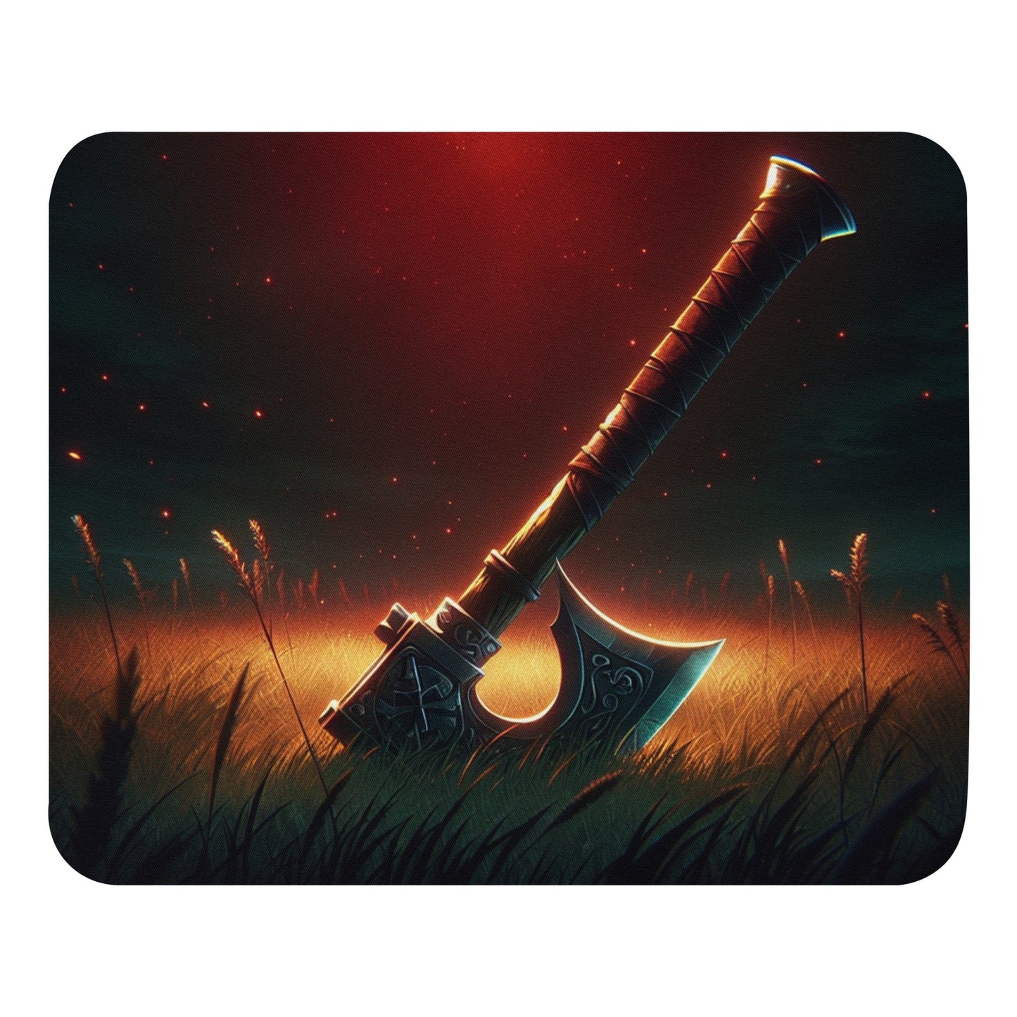 Battle Axe Mouse pad 