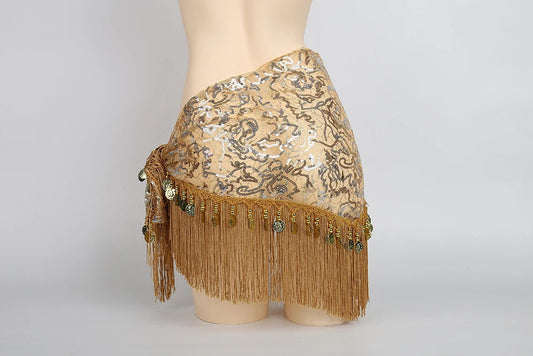 Hip Scarf Oriental Motif