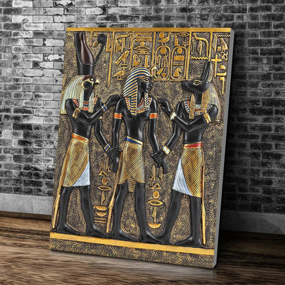 Black Golden Ancient Egyptian