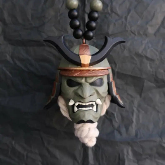Car Hanging Samurai Helmet