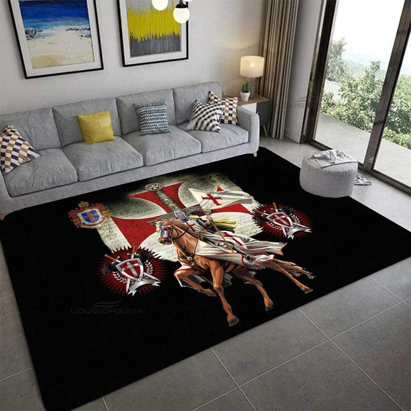 Carpet Medieval Knights Templar 