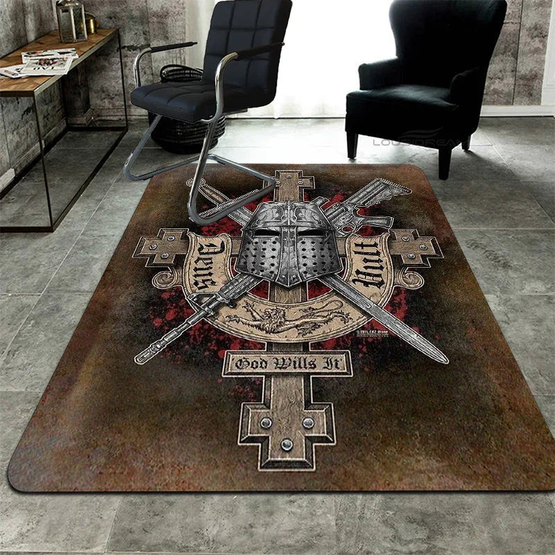 Carpet Medieval Knights Templar 