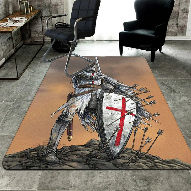 Carpet Medieval Knights Templar 