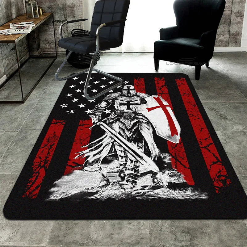 Carpet Medieval Knights Templar 