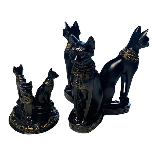 Cats Ancient Egypt Statue