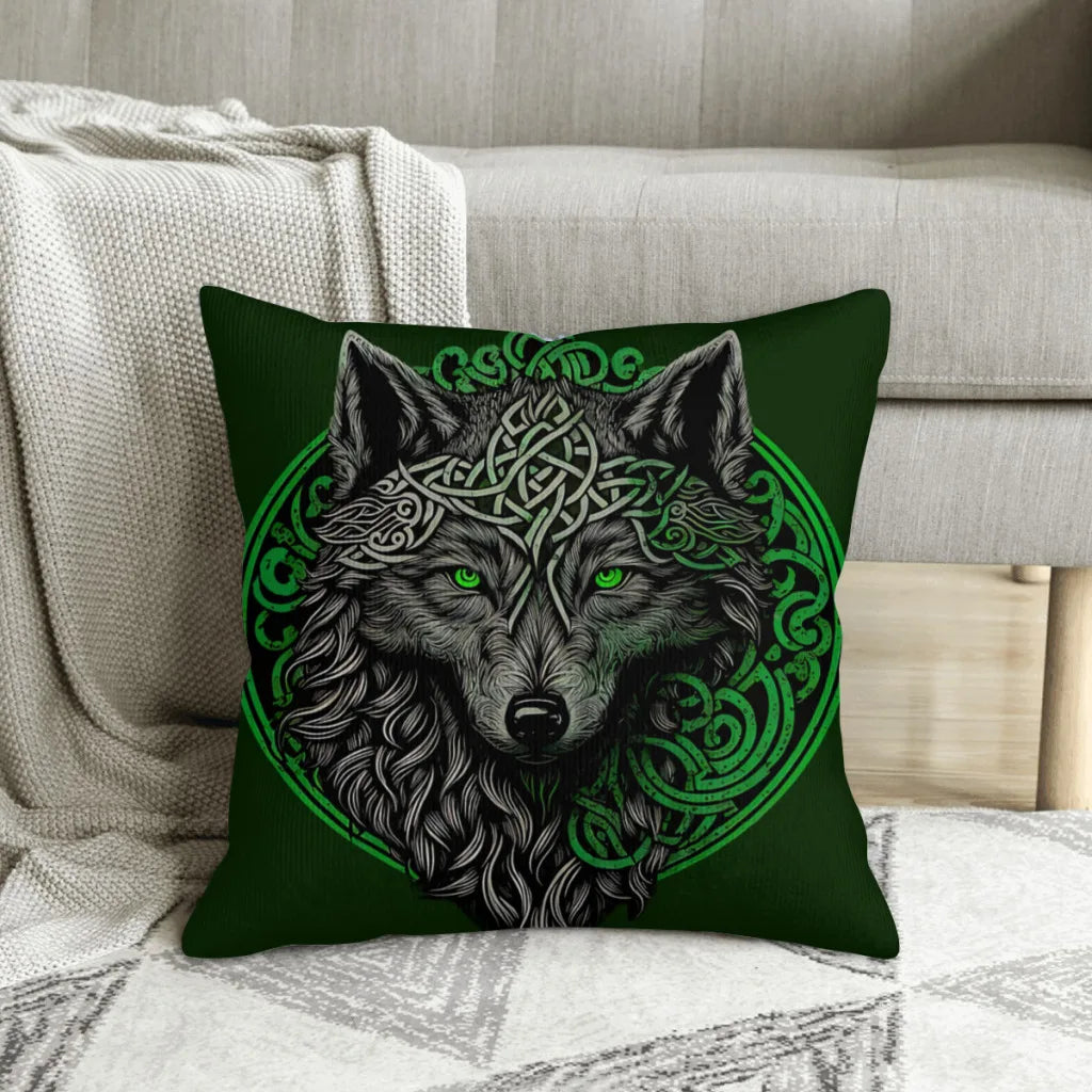 Celtic Wolf Pillowcase 