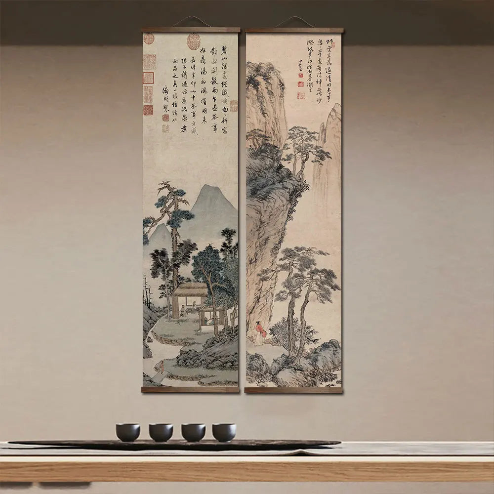 Chinese landscape Hanging Scroll