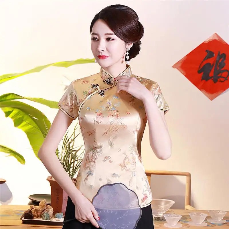 Classic Vintage  Chinese Top