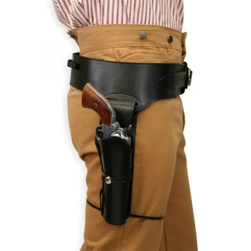 Cowboy Belt Revolver Holster
