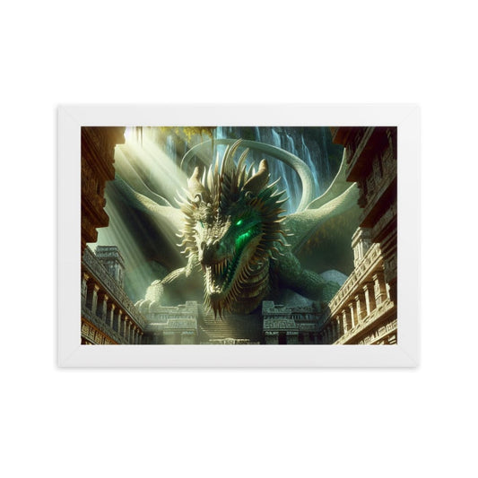 Dragon Green Framed 