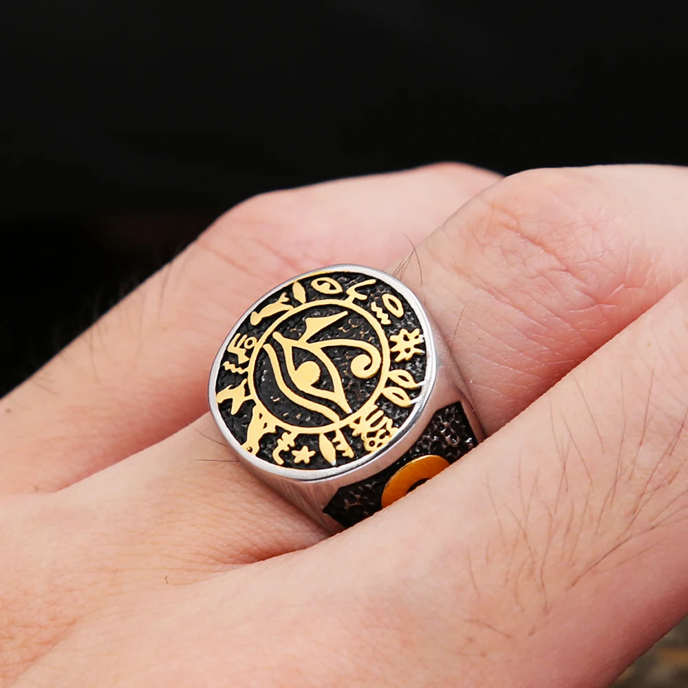 Egyptian  Eye Of Horus Ring 