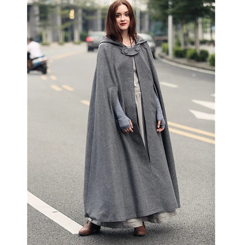 Fashion Hooded Cloak 