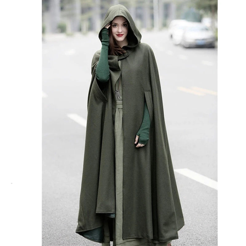 Fashion Hooded Cloak 