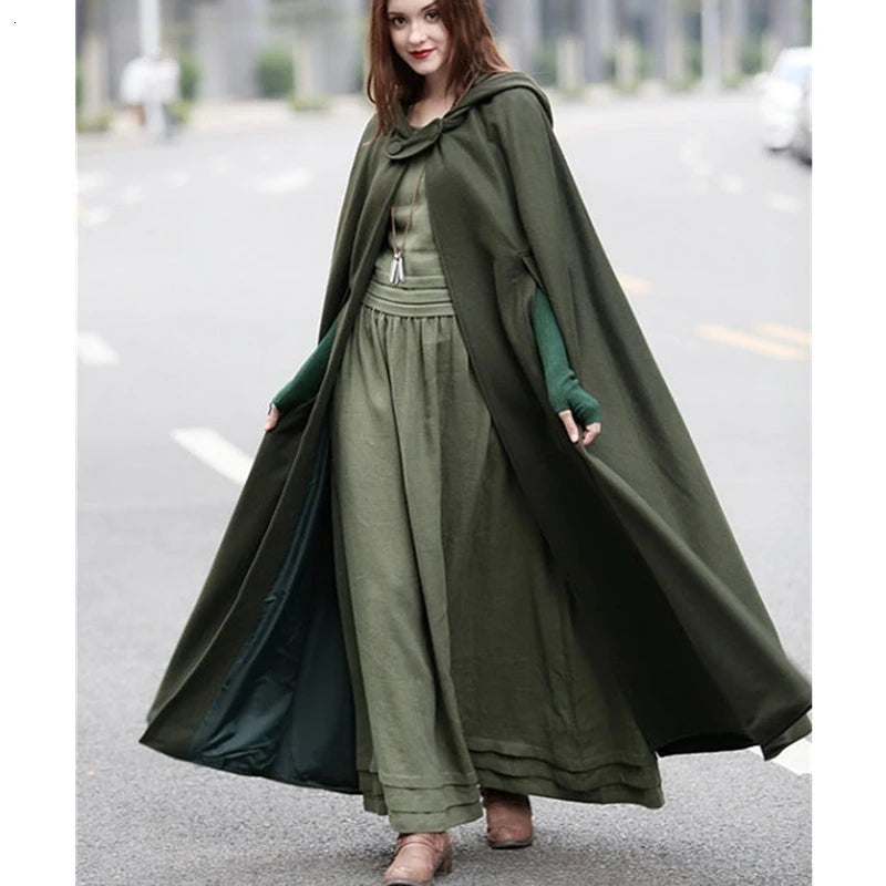 Fashion Hooded Cloak 