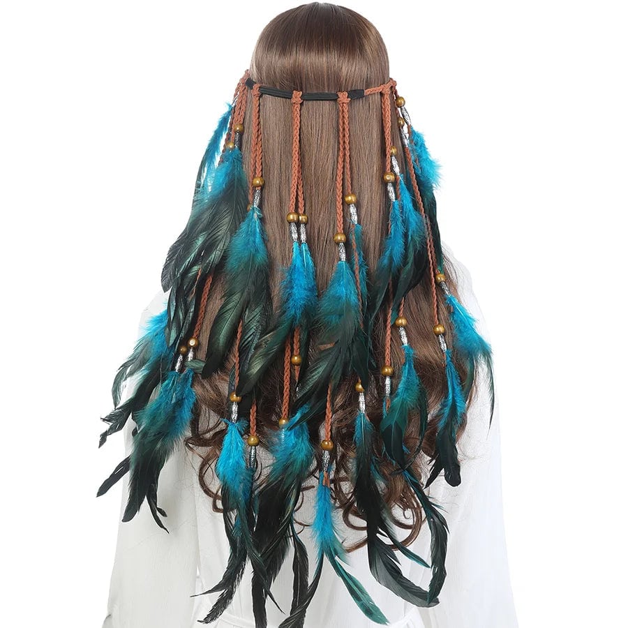 Feather Headband Native 