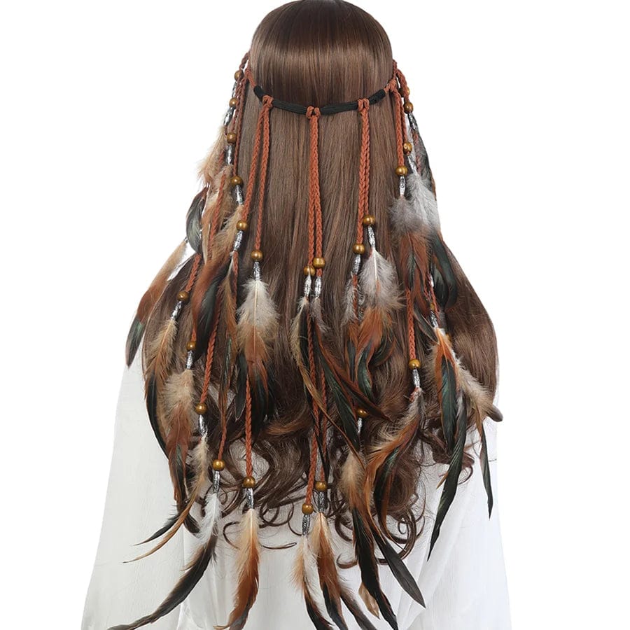 Feather Headband Native 