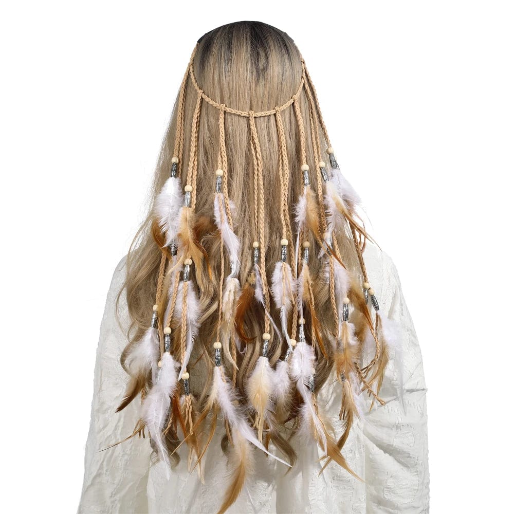 Feather Headband Native 