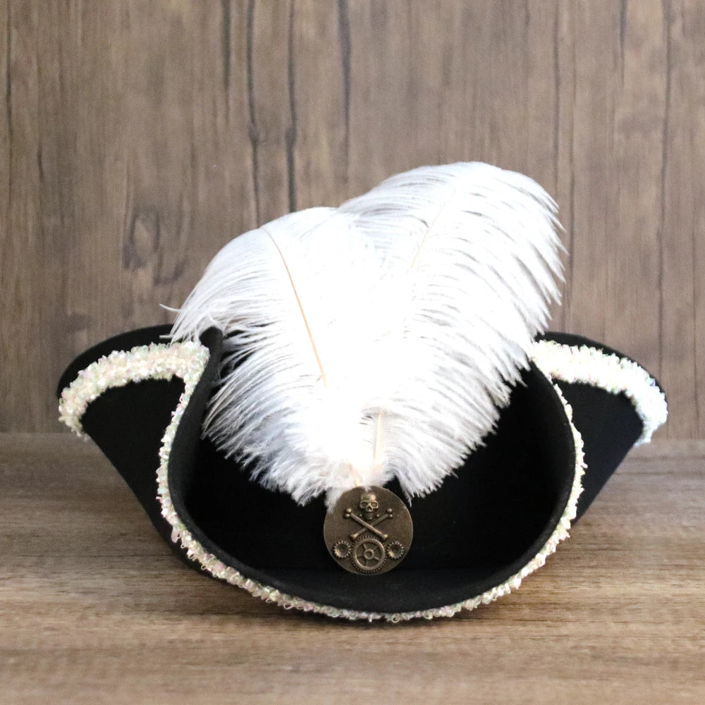 Feather Pirate Hat