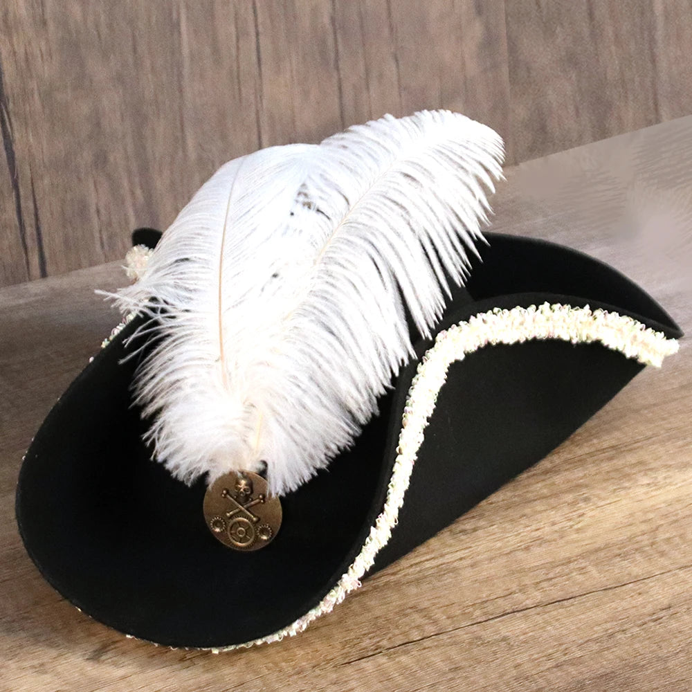 Feather Pirate Hat