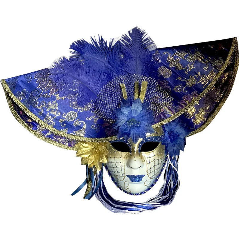 Full Masquerade Mask and Hat