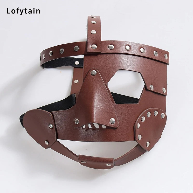 Gladiator Leather Mask