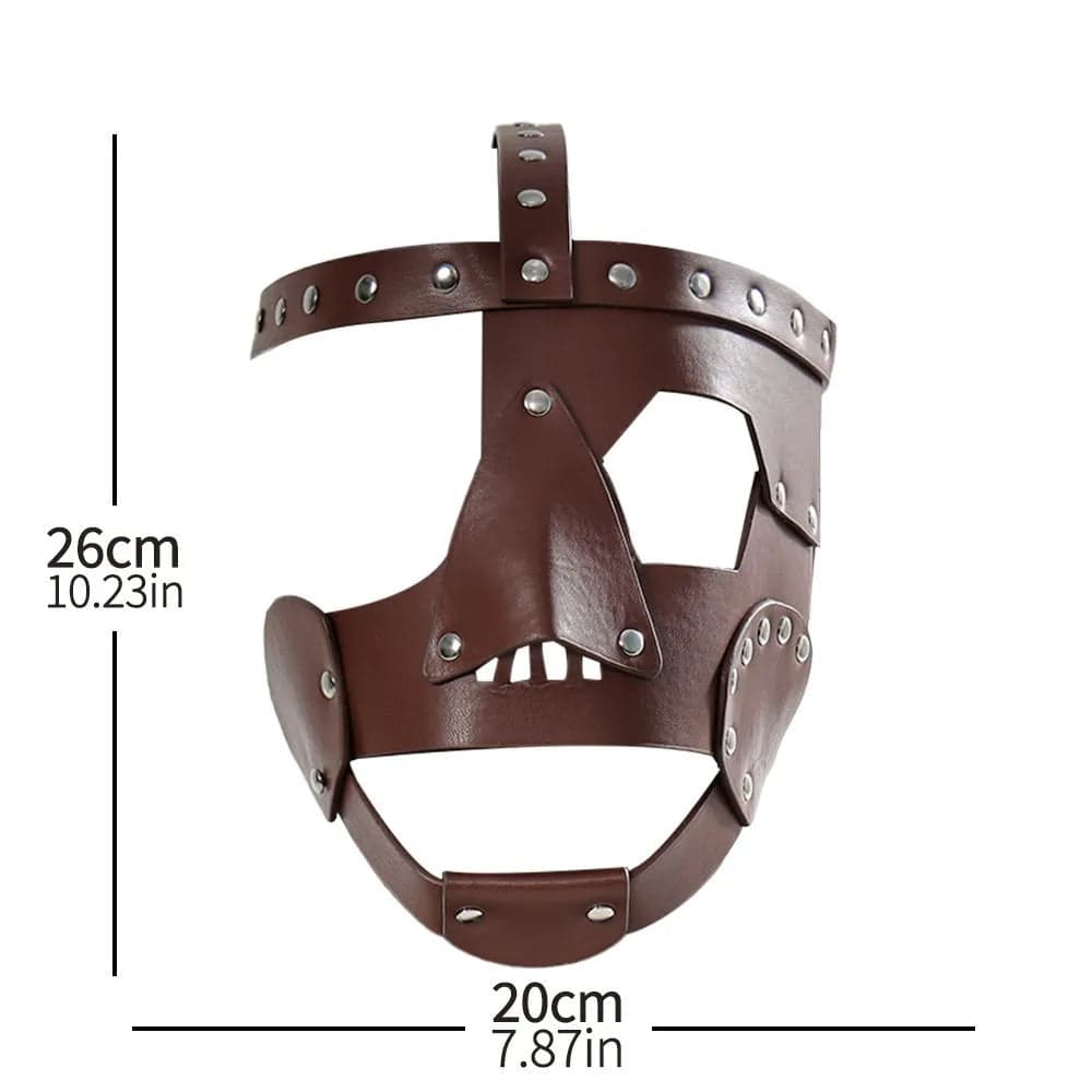 Gladiator Leather Mask