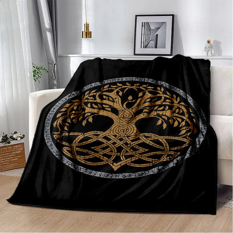 Graphic Viking Blanket