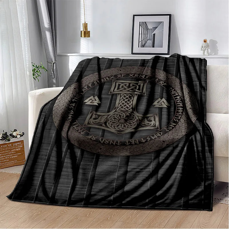 Graphic Viking Blanket