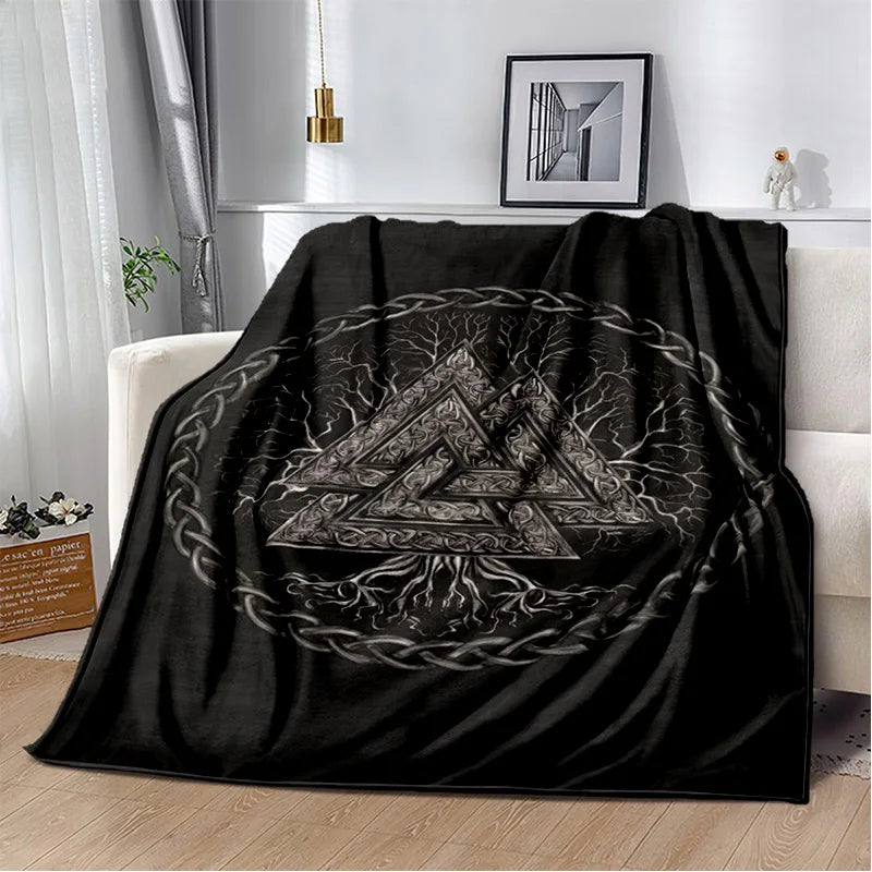 Graphic Viking Blanket