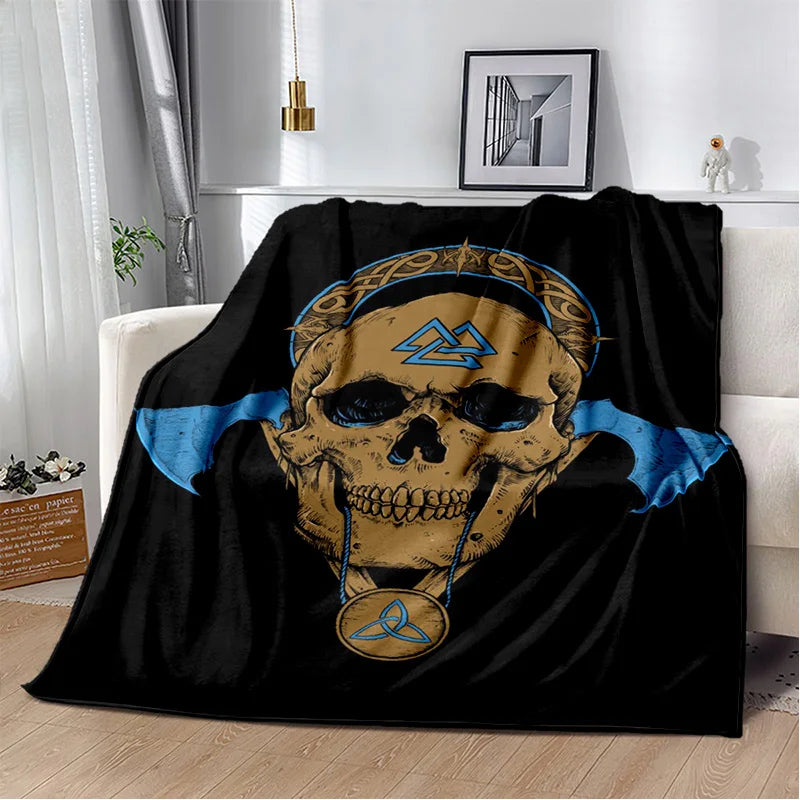 Graphic Viking Blanket