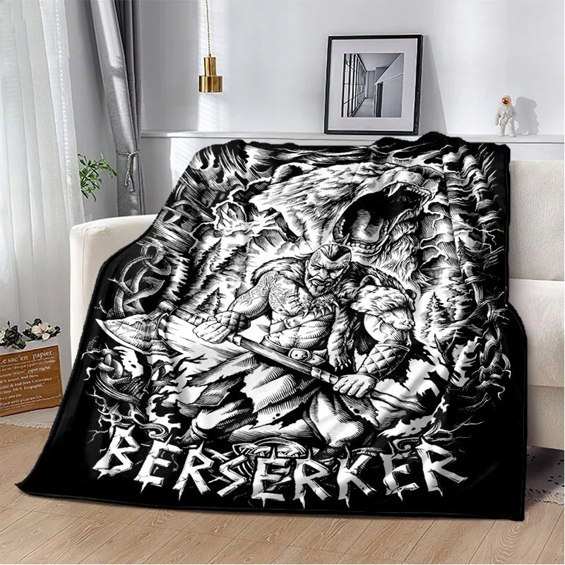 Graphic Viking Blanket