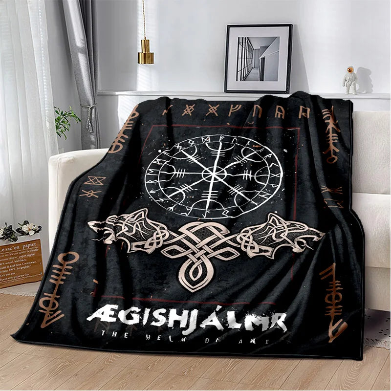 Graphic Viking Blanket