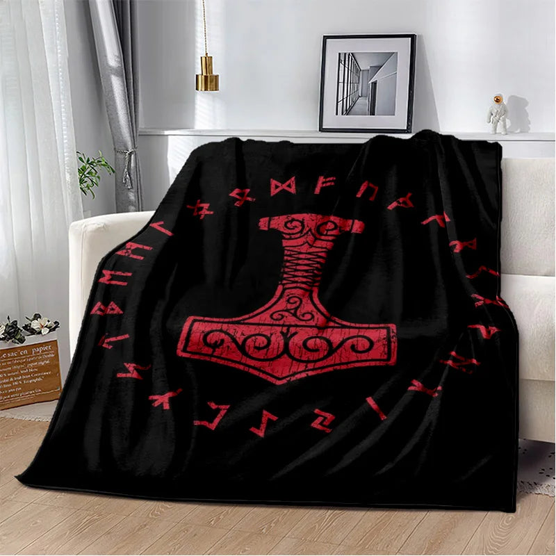 Graphic Viking Blanket