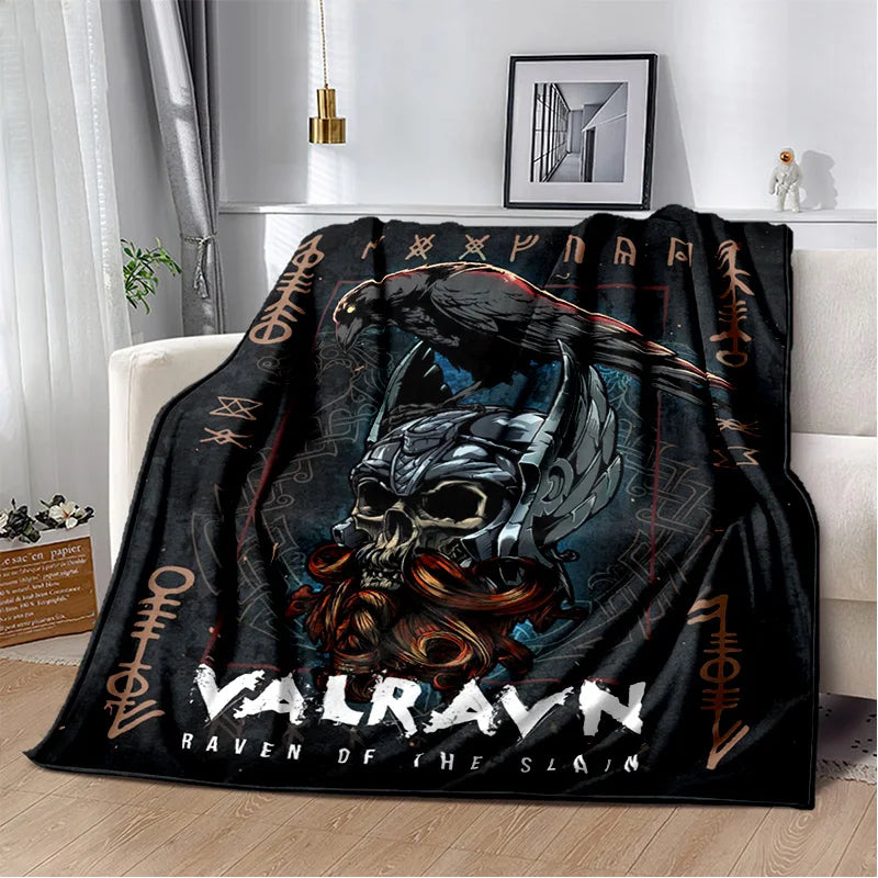 Graphic Viking Blanket