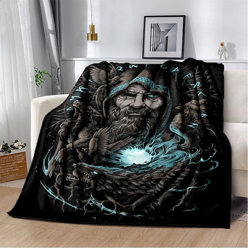 Graphic Viking Blanket