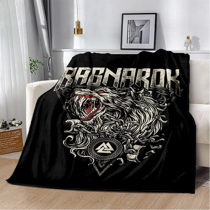 Graphic Viking Blanket