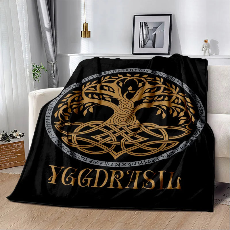 Graphic Viking Blanket