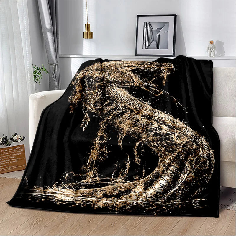 Graphic Viking Blanket