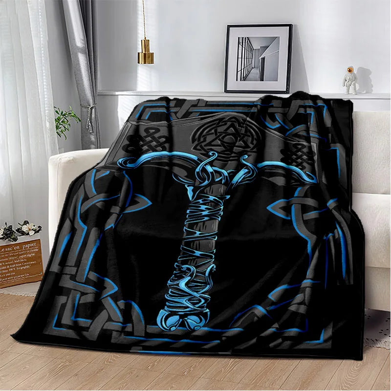 Graphic Viking Blanket