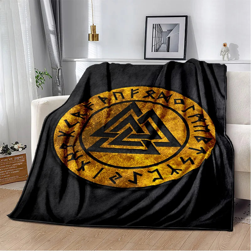 Graphic Viking Blanket