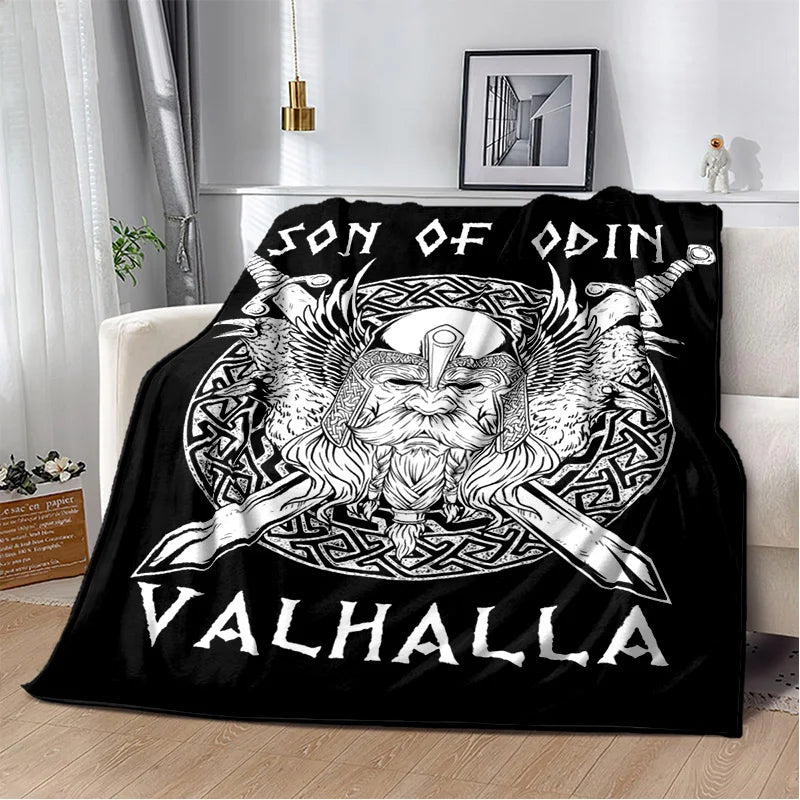 Graphic Viking Blanket