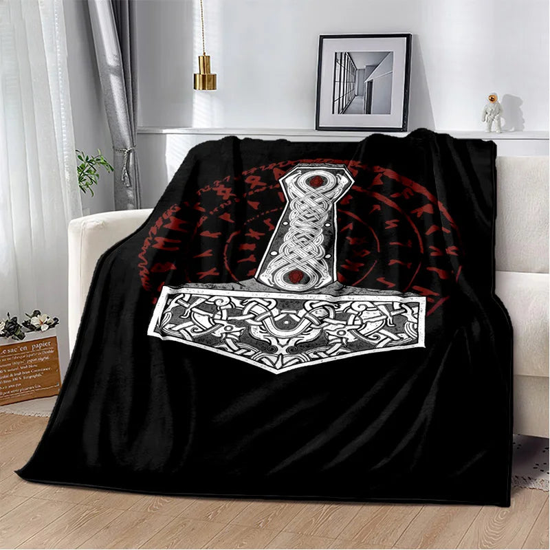 Graphic Viking Blanket