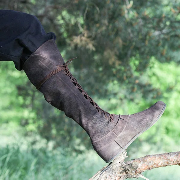 Medieval Boots Faux Leather