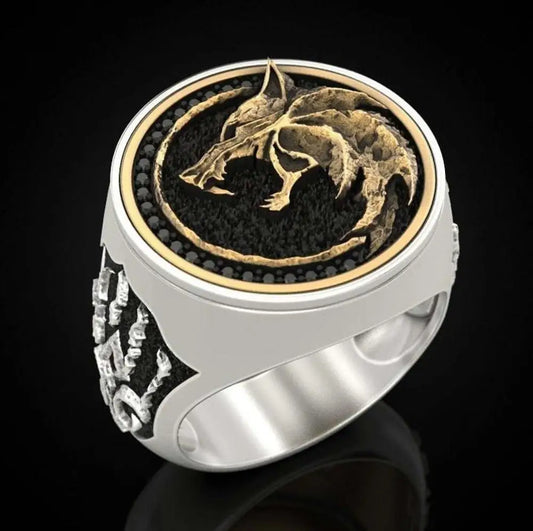 Fenrir Rings Vikings Mythology