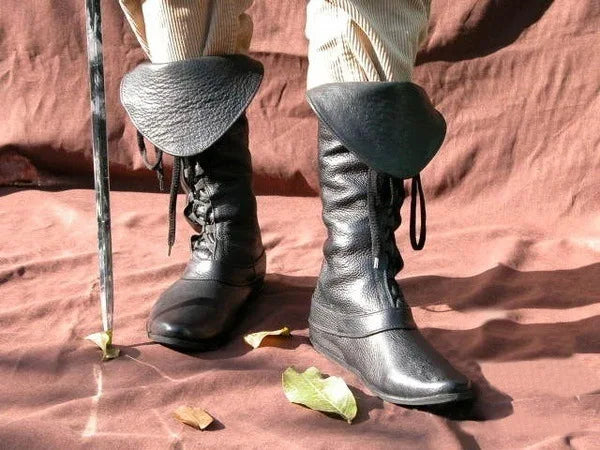 Medieval Boots Faux Leather