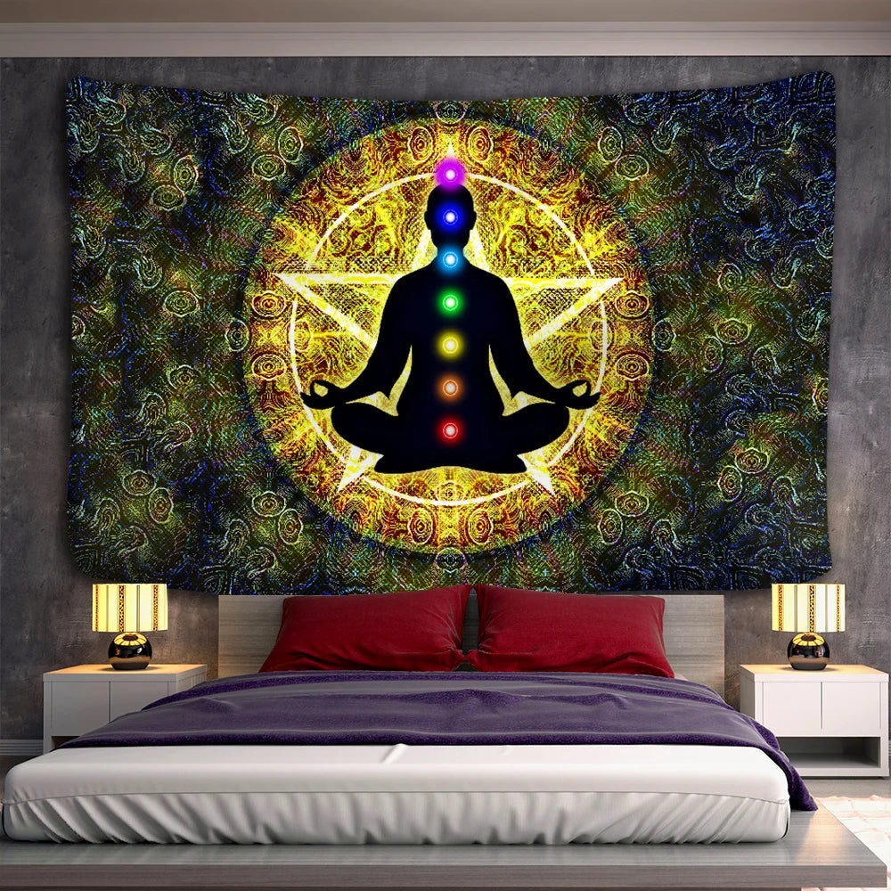 Psychedelic Spiritual Wall Hanging